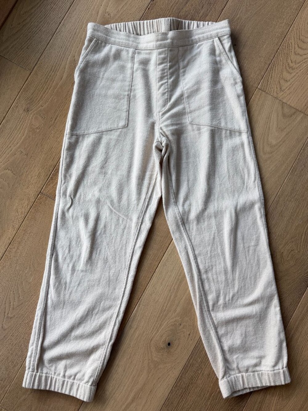 flannel patch casual boutique pants